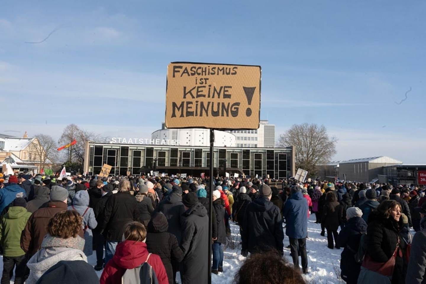 Protest gegen Rechts in Kassel 2024
