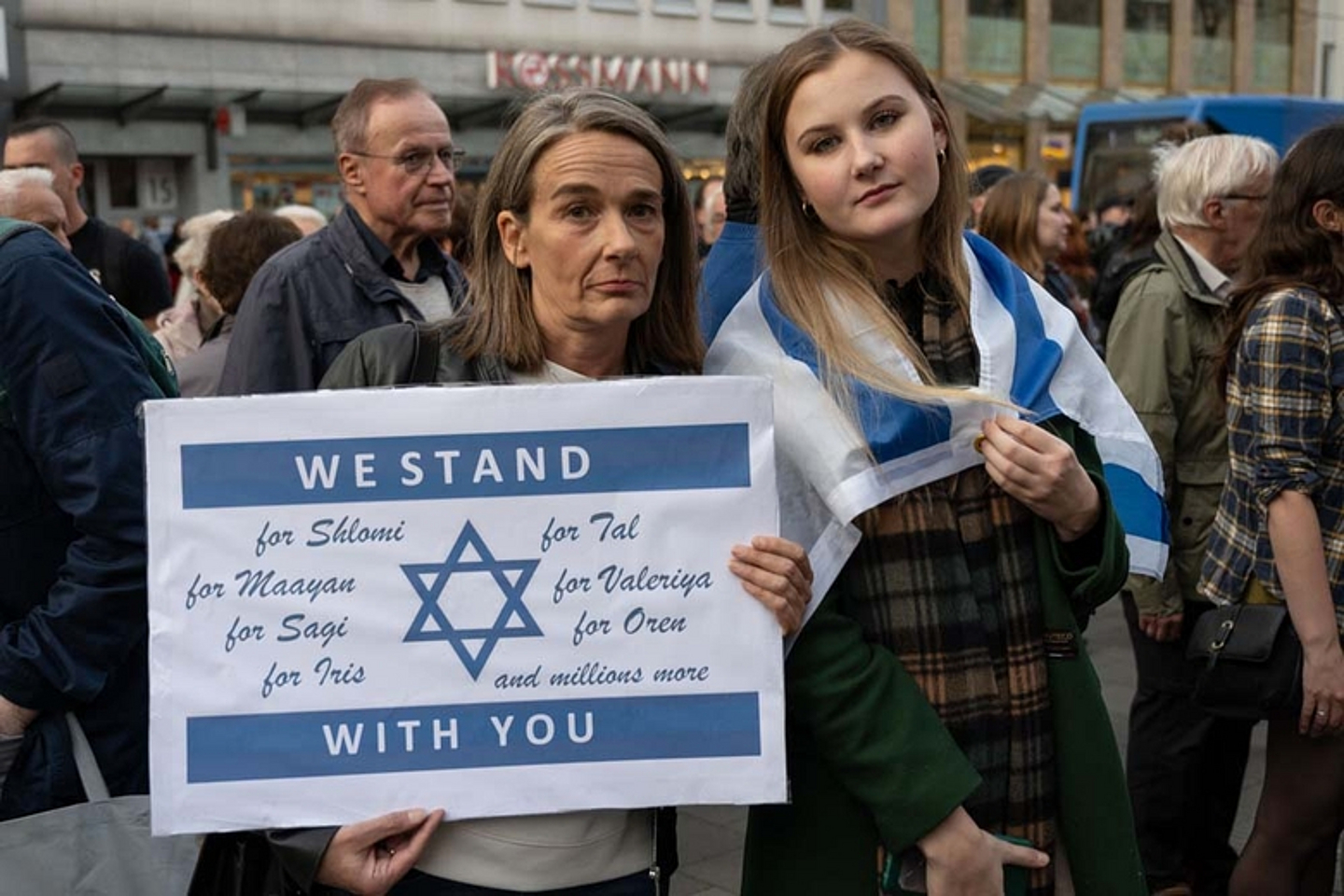 Kundgebung Solidarität mit Israel Rathaus Kassel 2023