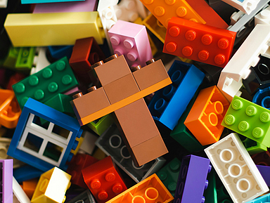 Rund 150.000 Bauklötze des bekannten Spielzeugs waren bei der Kinderakademie im Einsatz.