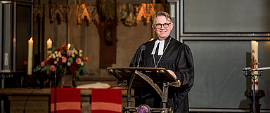 Dr. Volker Mantey: Die Marburger Elisabethkirche war am 19. November Ort seiner Einführung als Propst. (Foto: medio.tv/Socher)