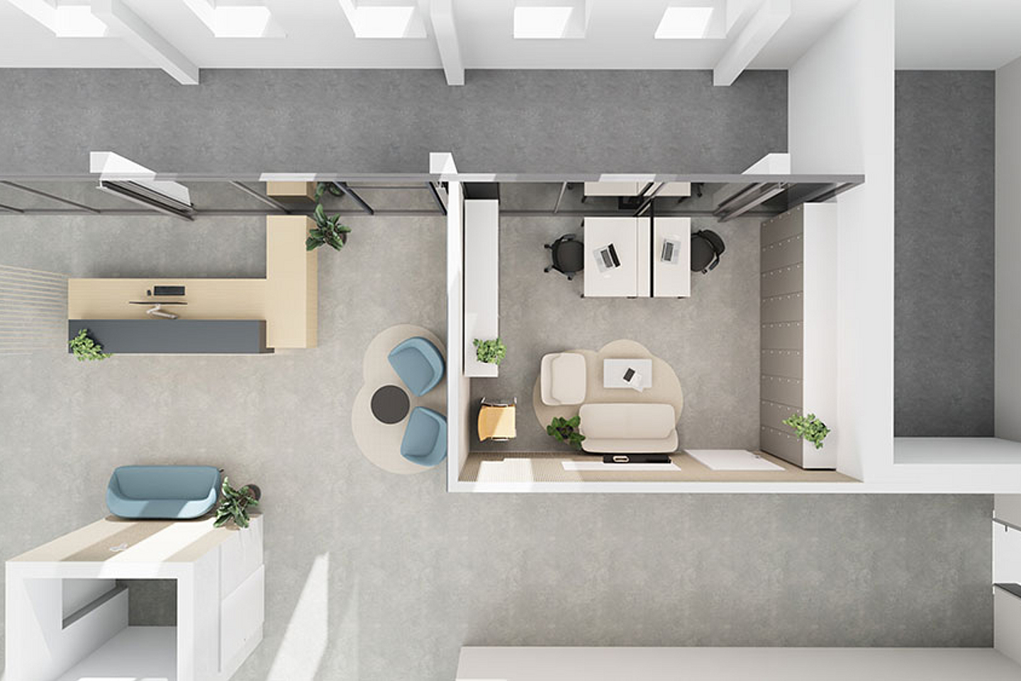 Blick aus der Vogelperspektive