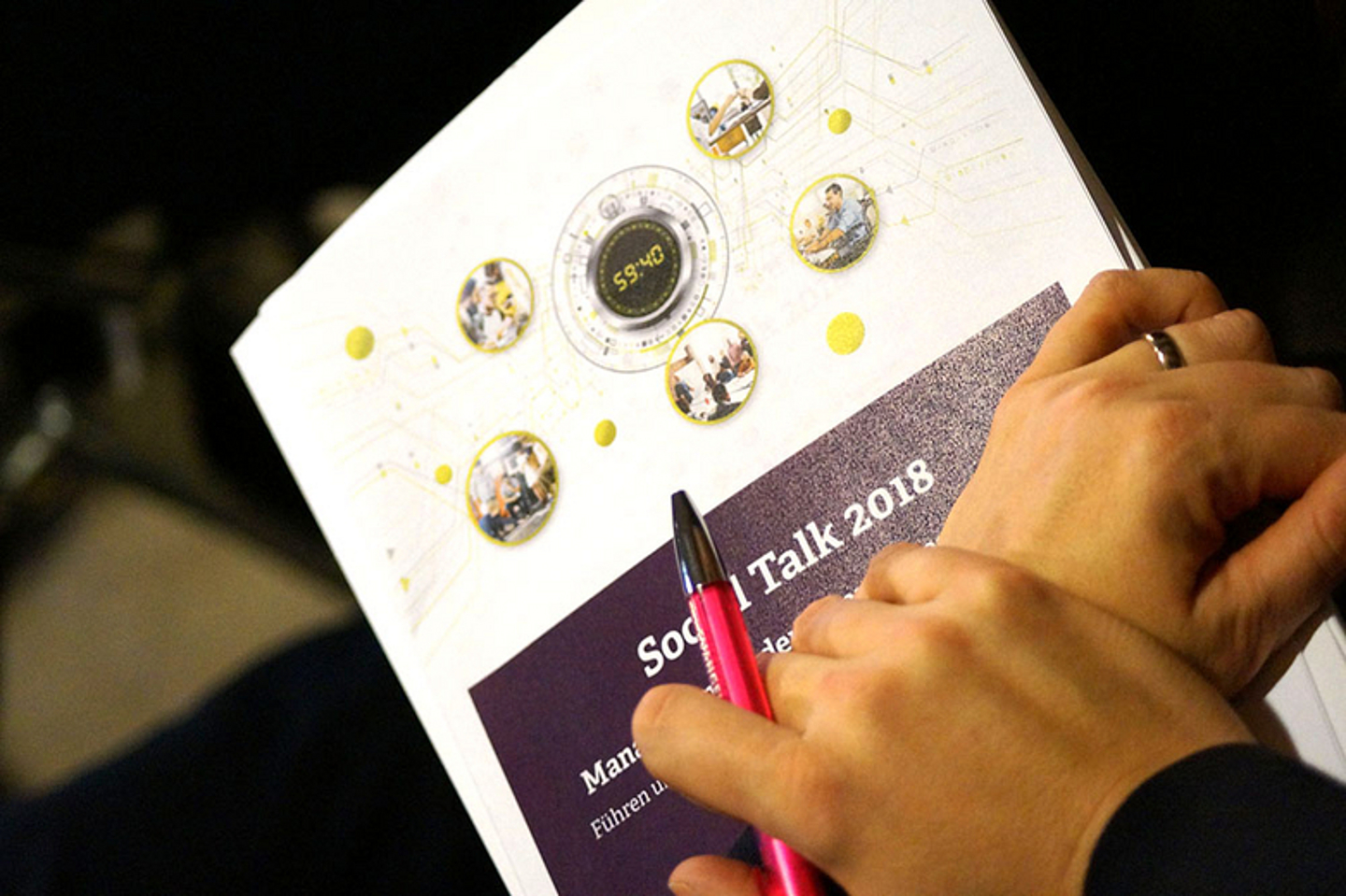  «Social Talk 2018» am 13. November 2018 zu den Veränderungen in der Arbeitswelt. (Foto: medio.tv/Schlitt)