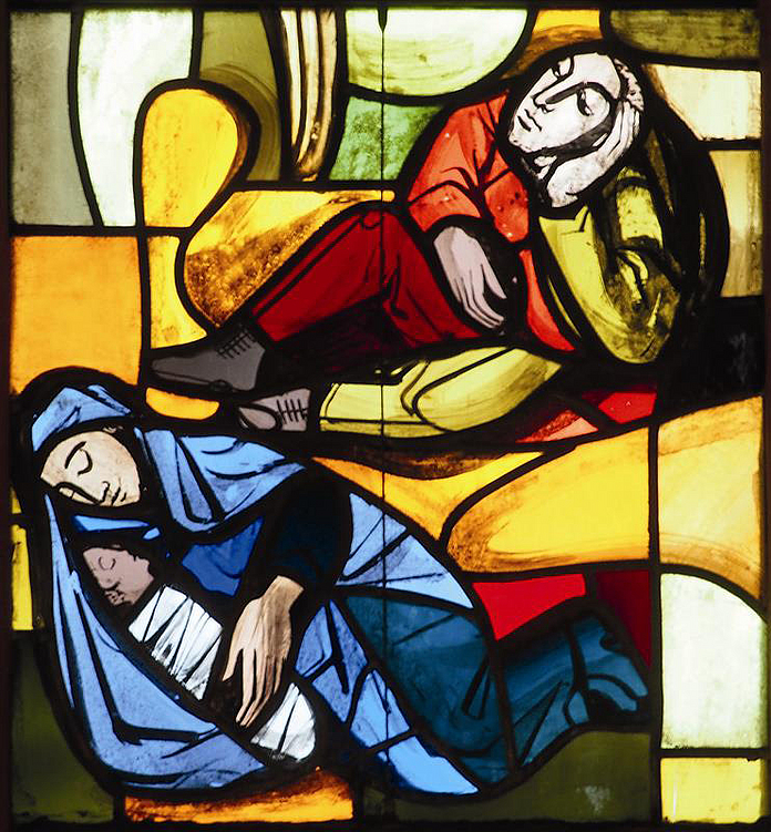 Weihnachtsfenster in der Stadtkirche Bad Hersfeld von Hans Gottfried von Stockhausen Weihnachtsfenster in der Stadtkirche Bad Hersfeld von Hans Gottfried von Stockhausen