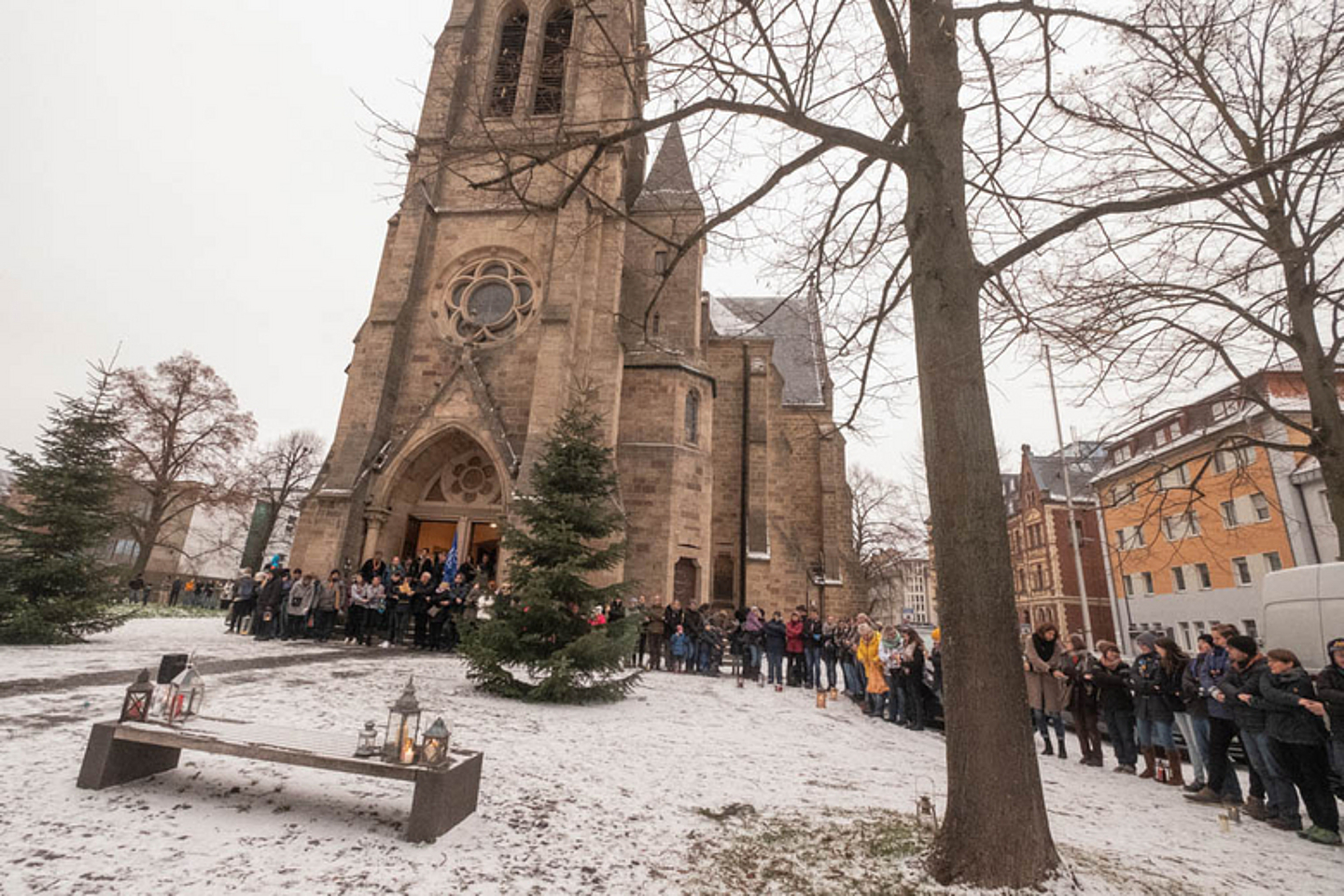 Friedenslicht zu Bethlehem - Christuskirche Fulda 2018