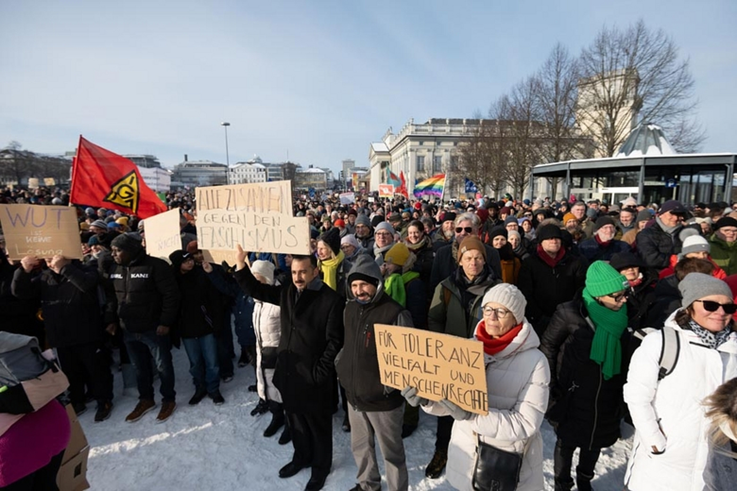 Protest gegen Rechts in Kassel 2024