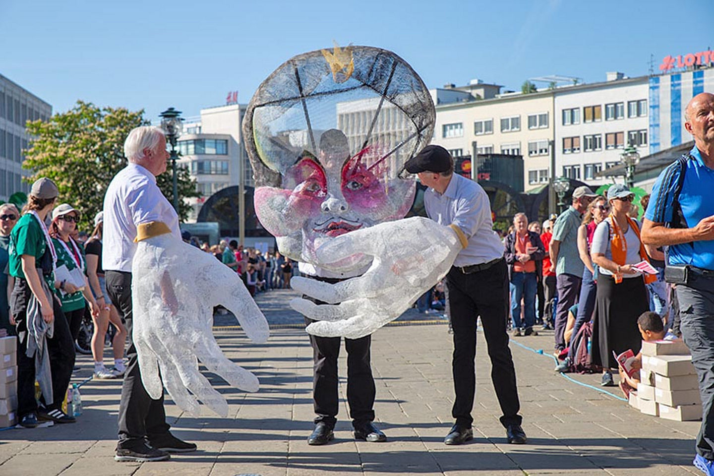 Performance beim Eröffnungsgottesdienst