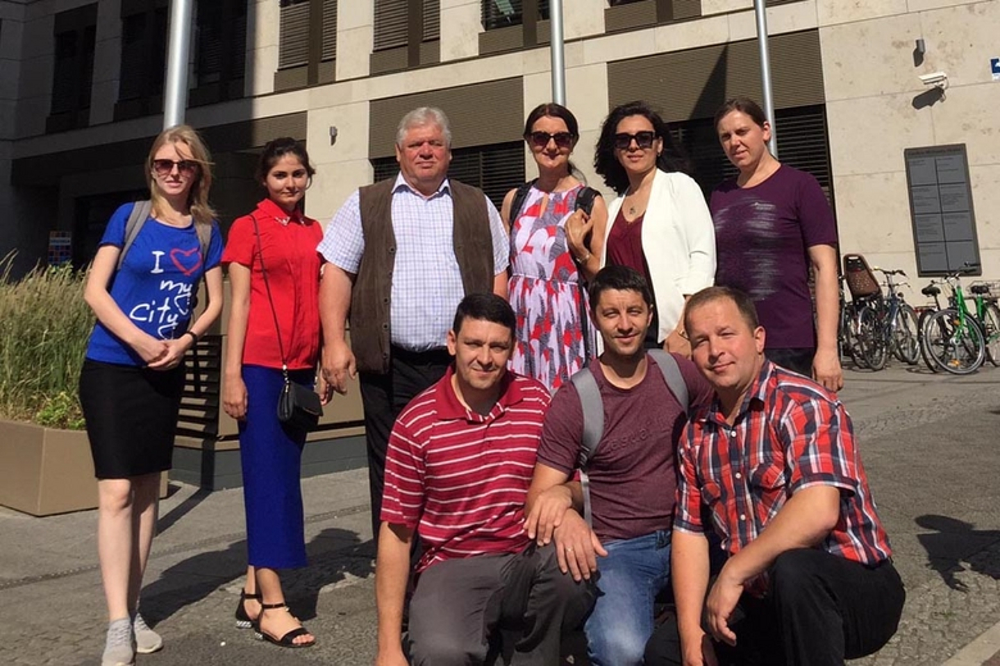 Partnerschaftsbesuch in Deutschland. Die Delegation macht u.a. Station in Hofgeismar, Spangenberg, Kassel, Marburg, am Edersee, beim Hessentag in Bad Hersfeld, beim Kirchentag in Dortmund und schließlich in Berlin. (Foto: privat)