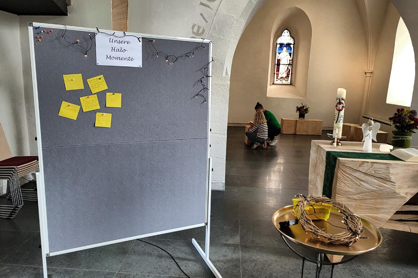 Impressionen vom Hit-From-Heaven Gottesdienst mit Pfarrerin Tabea Schmitt in Bad Emstal-Sand