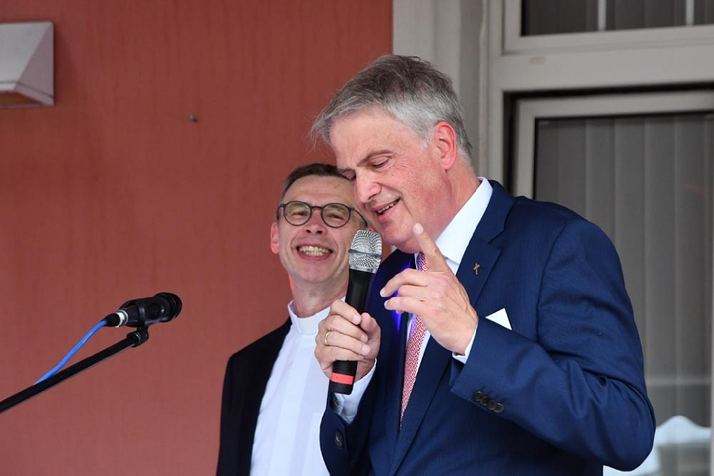 Erster Ökumenischer Empfang der Kirchen in Hessen am 11. Juli 2023 in Wiesbaden. (Foto: EKHN/Rahn)