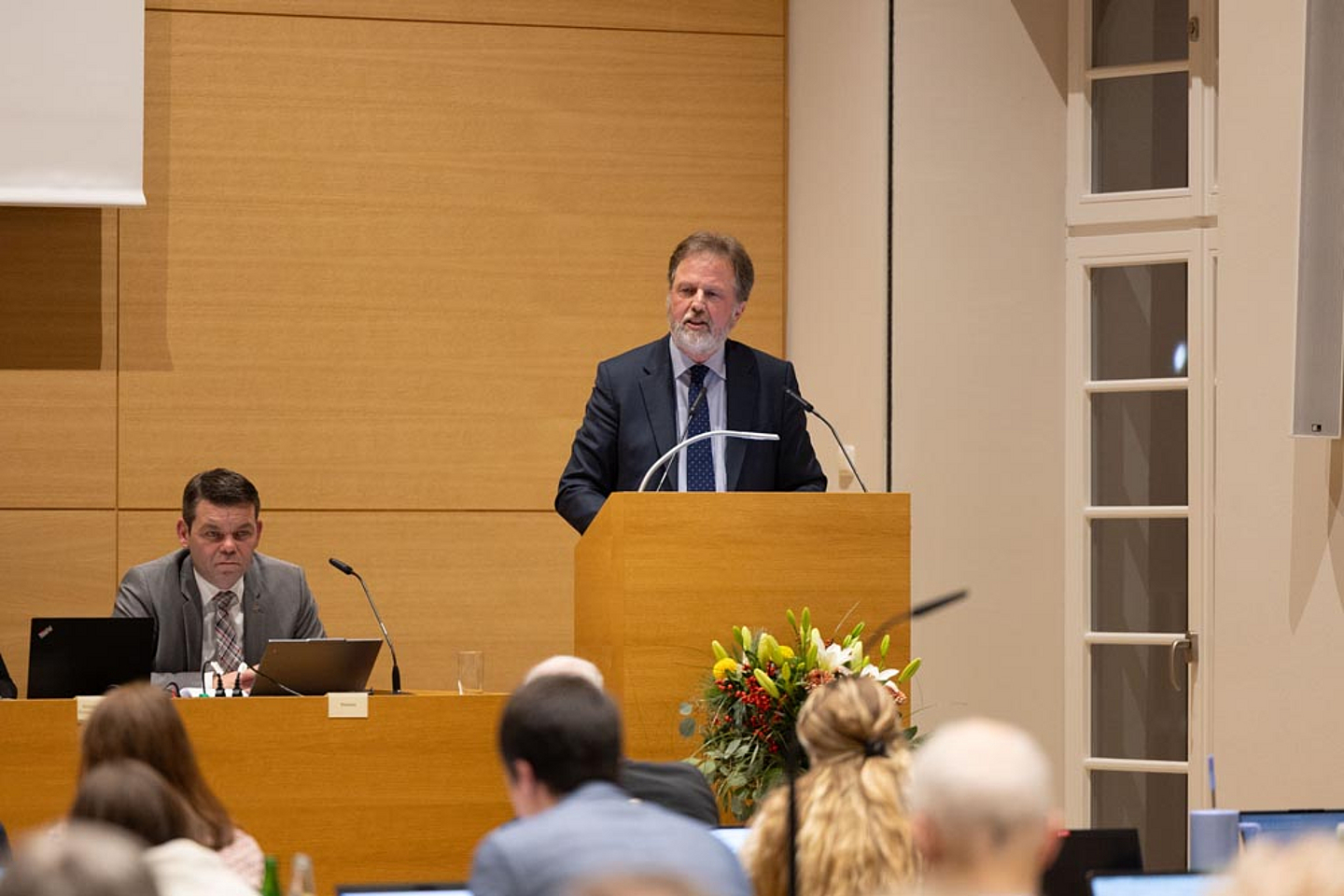 Berichtete aus der Synode der EKD: Dekan Dr. Martin Lückhoff