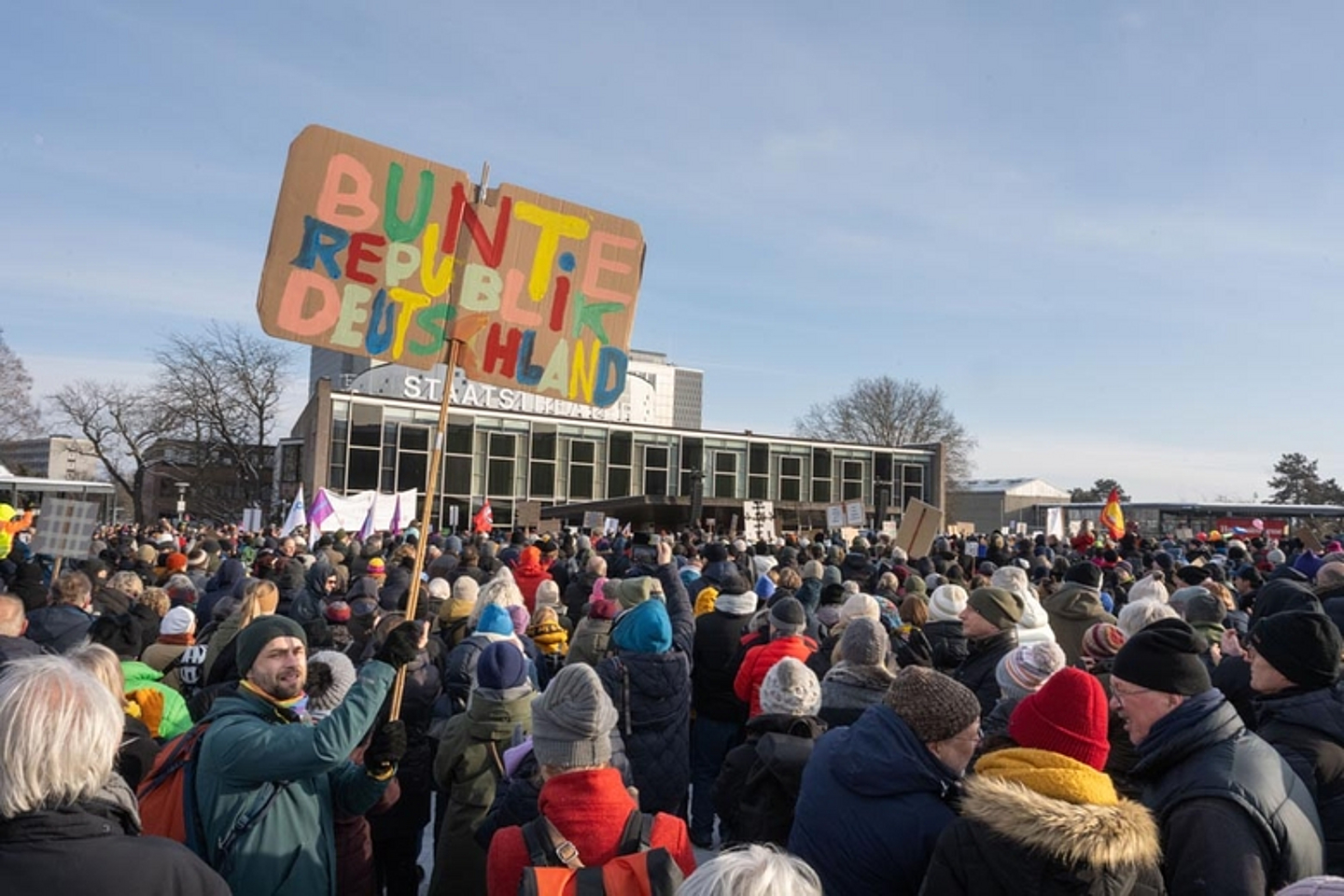 Protest gegen Rechts in Kassel 2024