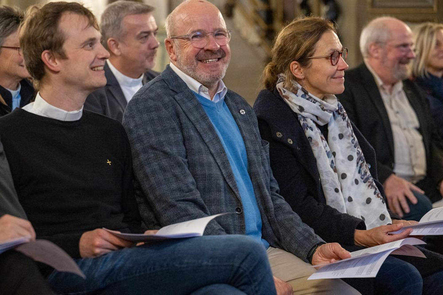 Pfarrer Michael Schümers (2.v.l.) koordiniert die Partnerschaftsarbeit mit der EELK. Pfarrer Michael Schümers (2.v.l.) koordiniert die Partnerschaftsarbeit mit der EELK.