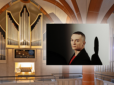 Nicht nur technisch überarbeitet und instandgesetzt, sondern jetzt auch mit einem dritten Manual: Die Orgel der Melsunger Stadtkirche. Unser Foto zeigt auch den US-Starorganisten Cameron Carpenter, der die Orgel am 8. Juni spielen wird.