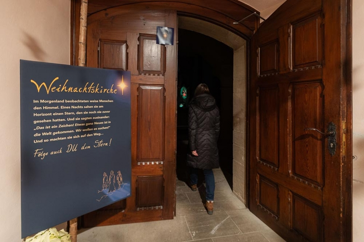 Weihnachtskirche Fulda 2023 unter dem Motto: Folge dem Stern