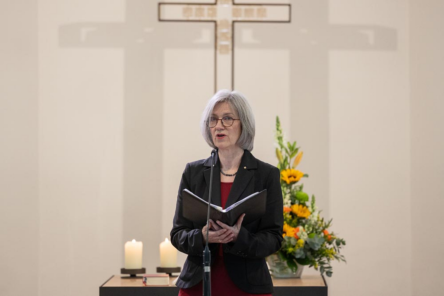 Kirchenrätin Dr. Isabel Schneider-Wölfinger im Eröffnungsgottesdienst