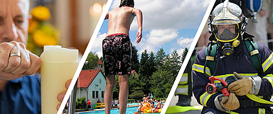 Die Sonntags-Engel sind gerade dann für andere da, die am Sonntag nicht arbeiten müssen. Das können Menschen sein, die den Gottesdienst vorbereiten, die für die Sicherheit im Freibad sorgen oder die zu jeder Zeit zu Hilfe kommen, wenn andere in Not sind. (Fotos: medio.tv und Pexels) 