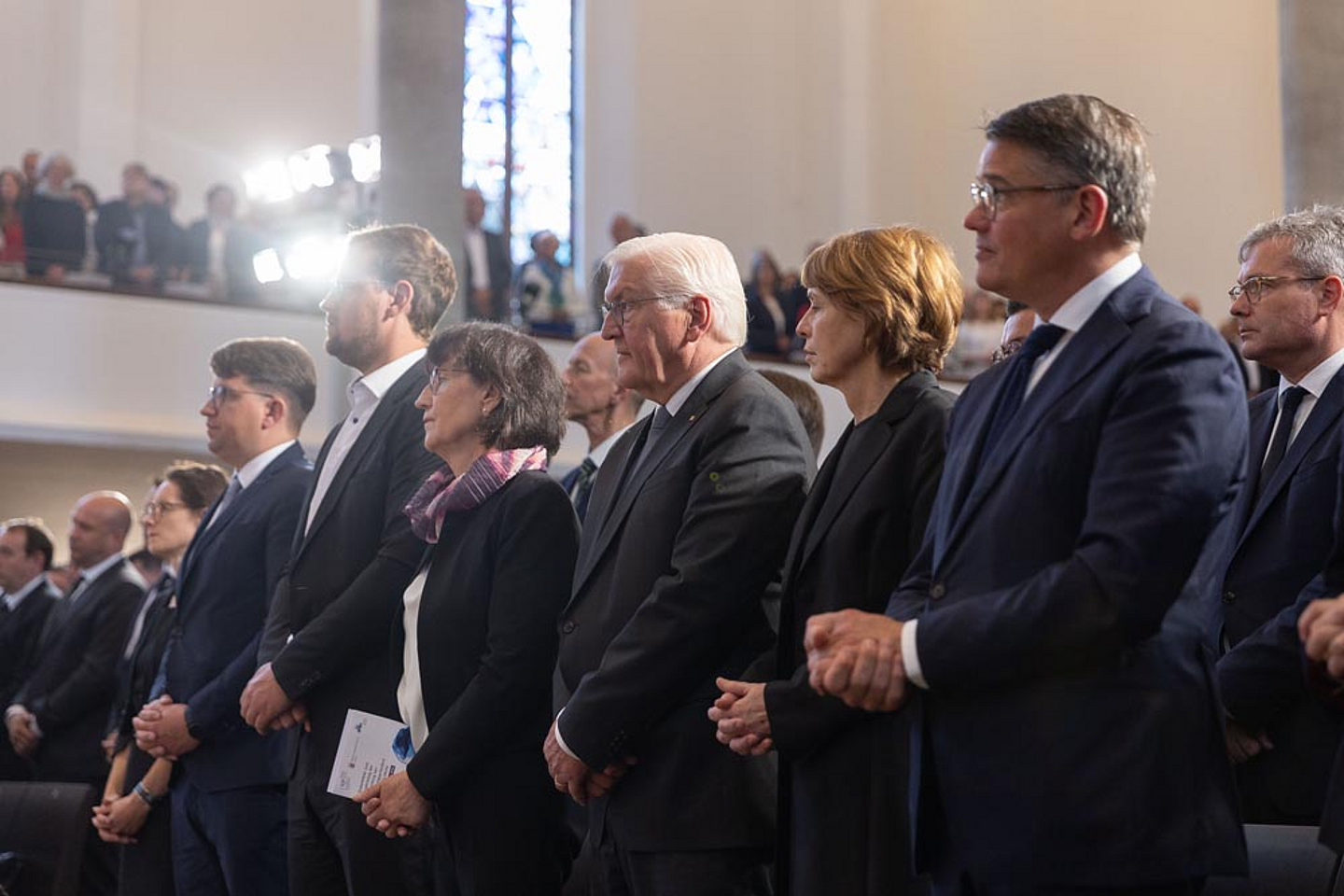 Gedenkfeier anlässlich des 5. Jahrestages der Ermordung des früheren Regierungspräsidenten Walter Lübcke in Kassel. 