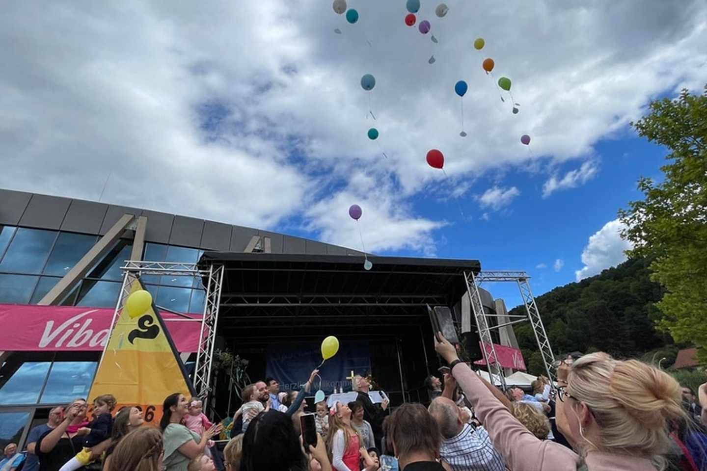 Tauffest im Viba-Park in Schmalkalden (Foto: Gebauer) 