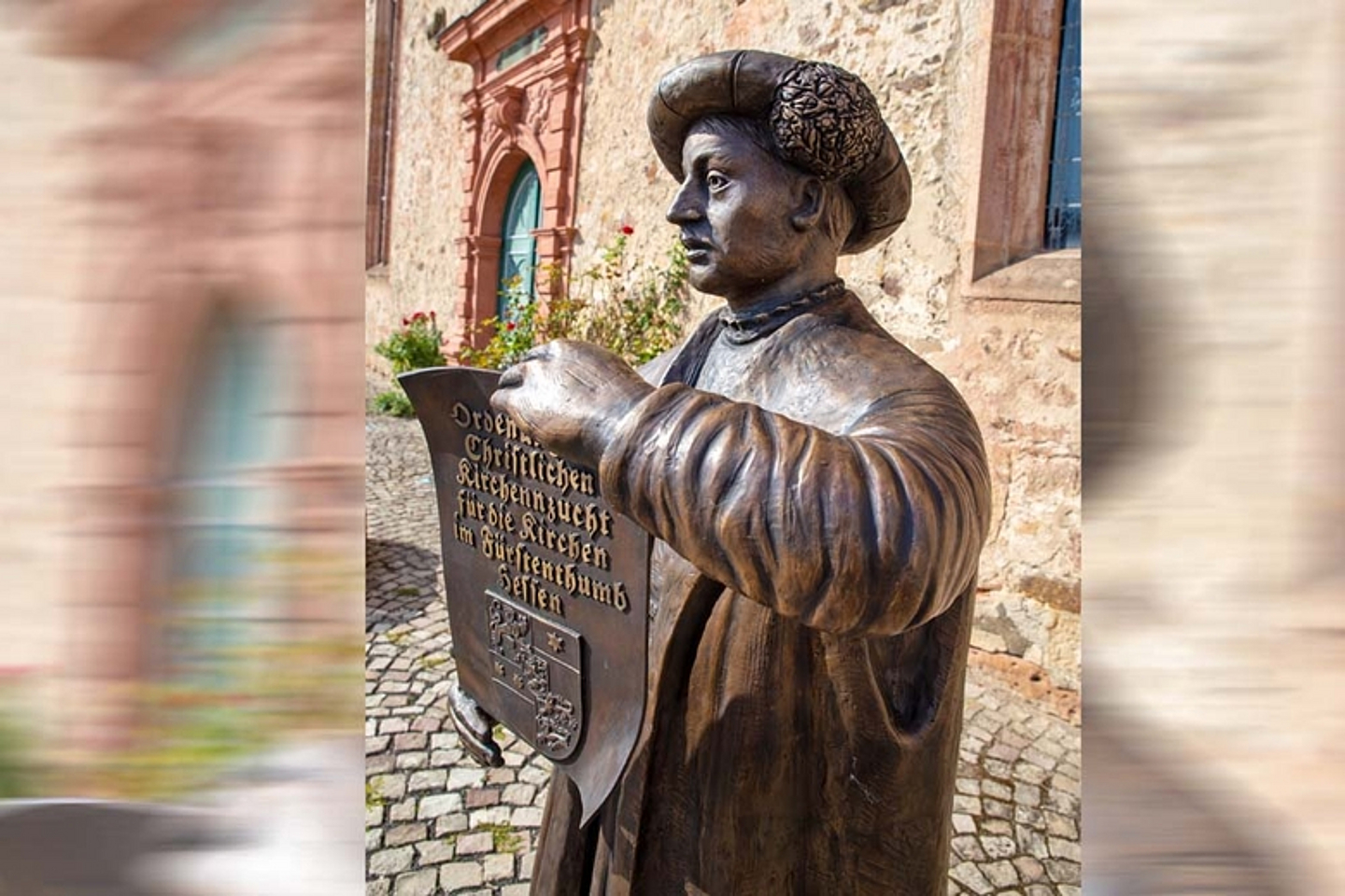  Skulptur von Landgraf Philipp auf dem Paradeplatz in Ziegenhain. (Foto: medio.tv/Dellit)