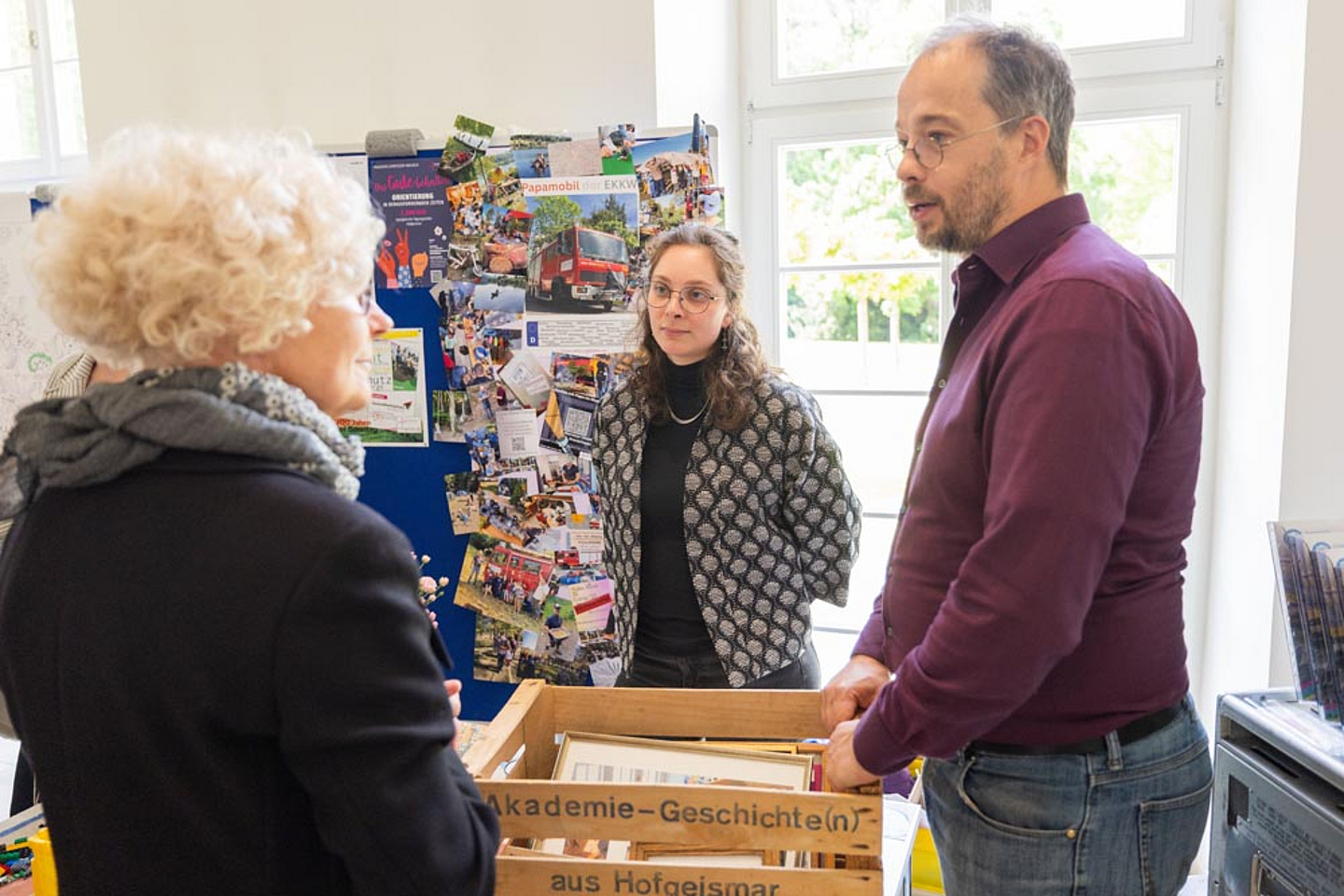 Am Stand des Dezernats für Bildung