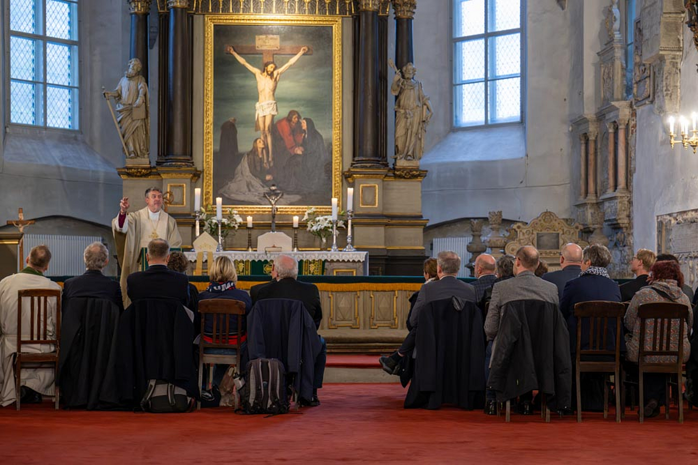Feierlicher Gottesdienst zur Verlängerung der Partnerschaft im Talliner Dom. Feierlicher Gottesdienst zur Verlängerung der Partnerschaft im Talliner Dom.