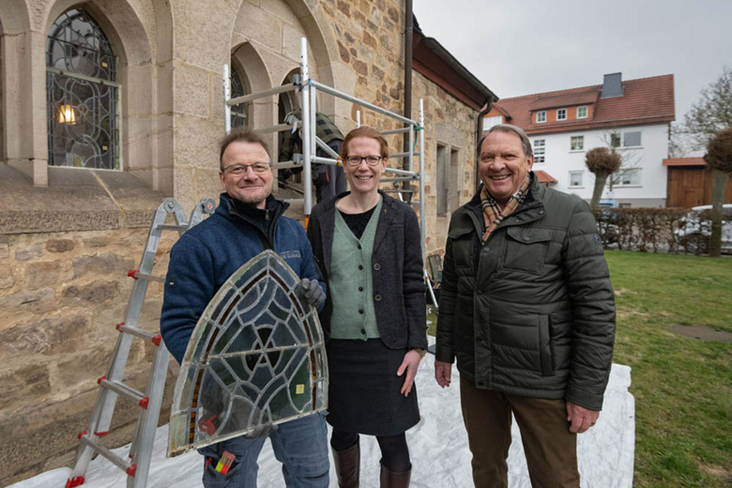 Restaurierung Glasfenster Ev. Kirche Wellerode
