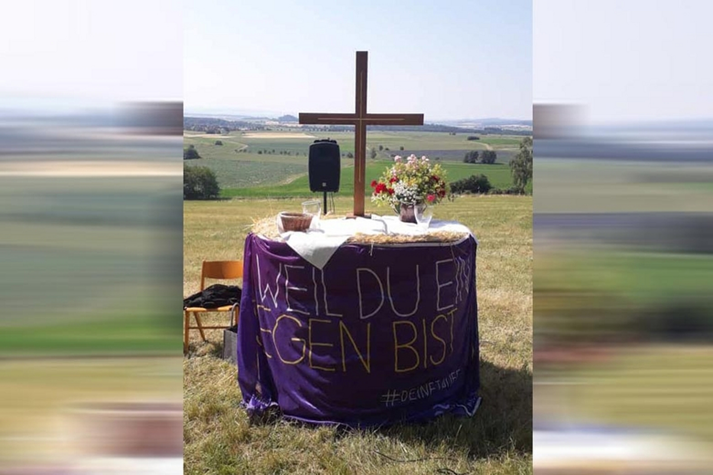 Tauffest auf der Altenburgwiese in Niedenstein. (Foto: Susann Meyen) 