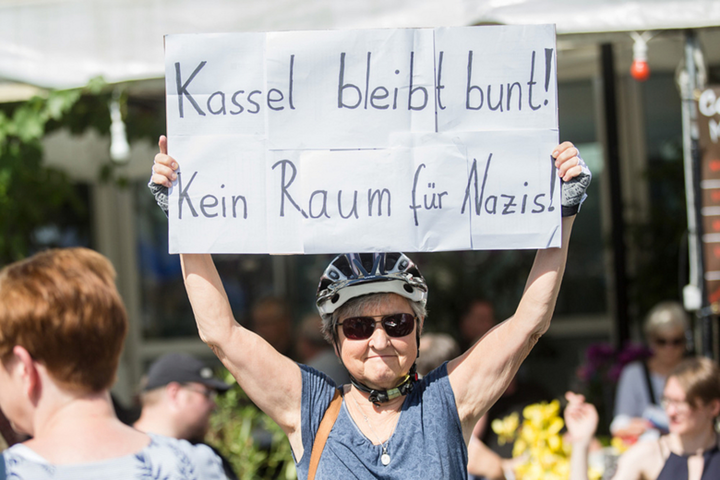 Kundgegbung und Demonstration "Kassel nimmt Platz! No Pasaran!"