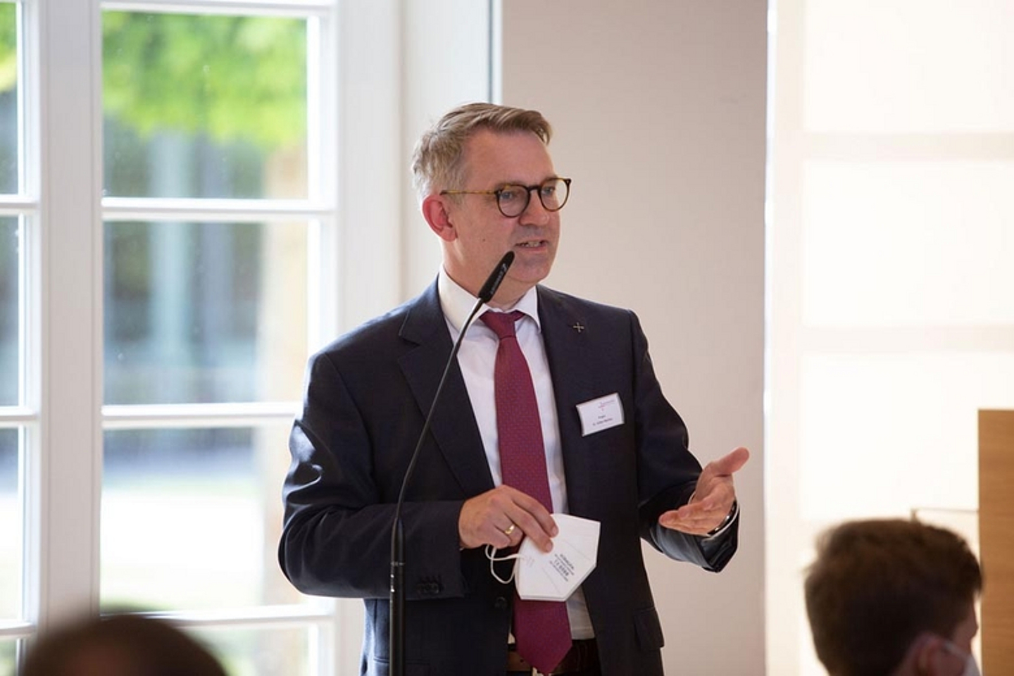 Propst Dr. Volker Mantey (Sprengel Marburg) - Erste Tagung der 14. Landessynode der EKKW vom 5. bis 7. Mai 2022 in Hofgeismar. (Foto: medio.tv/Schauderna)