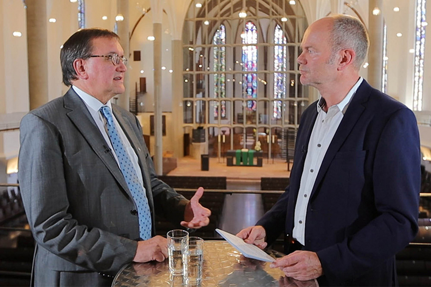 Sommerinterview 2019 mit Bischof Martin Hein in der Kasseler Martinskirche. (Foto: medio.tv/Schauderna)