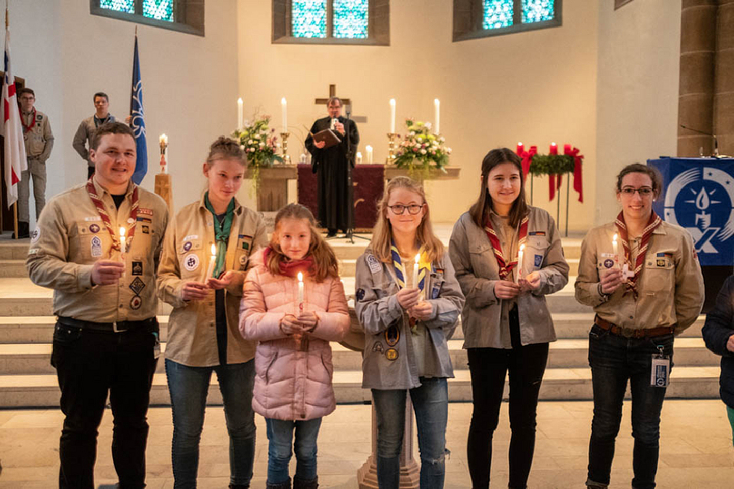 Friedenslicht zu Bethlehem - Christuskirche Fulda 2018