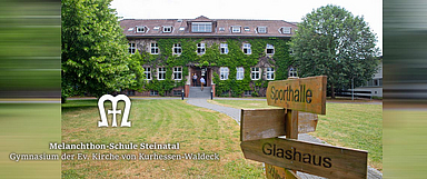  670 Schülerinnen und Schüler besuchen derzeit das idyllisch in der Schwalm gelegene Gymnasium. (Foto: medio.tv/Dellit)