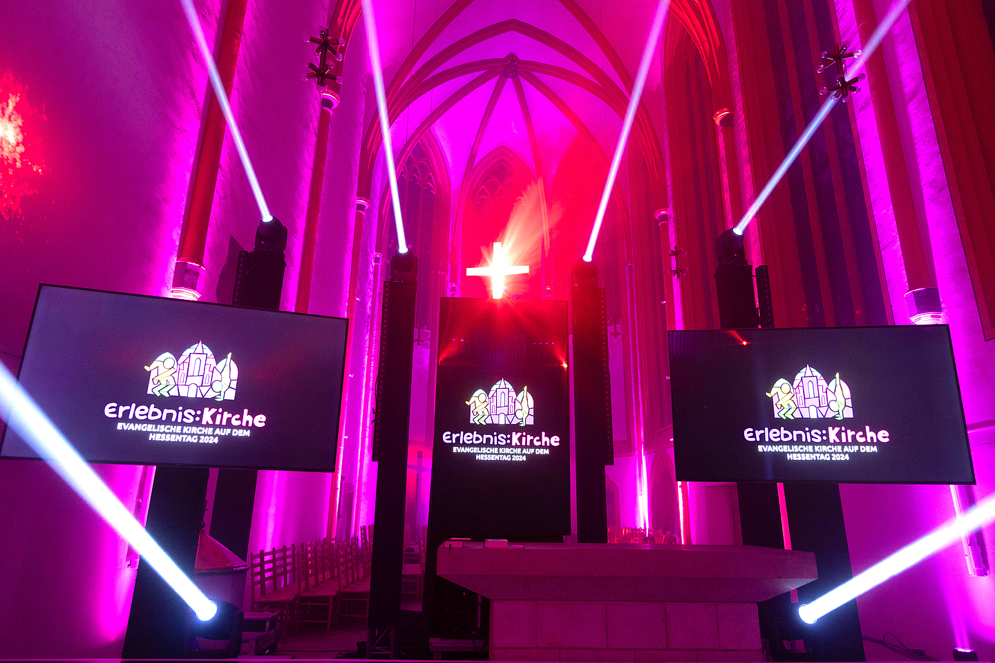 Bühneninszenierung in der Erlebnis:Kirche