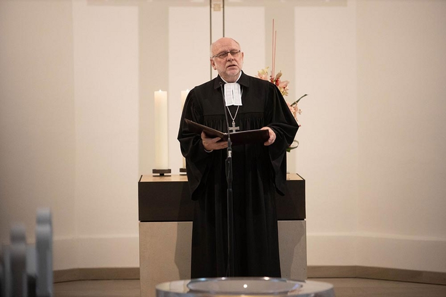 Prälat Bernd Böttner - Gottesdienst zum Auftakt der Herbsttagung 2019 der Landessynode der Evangelischen Kirche von Kurhessen-Waldeck in der Brunnenkirche in Hofgeismar. (Foto: medio.tv/Schauderna)