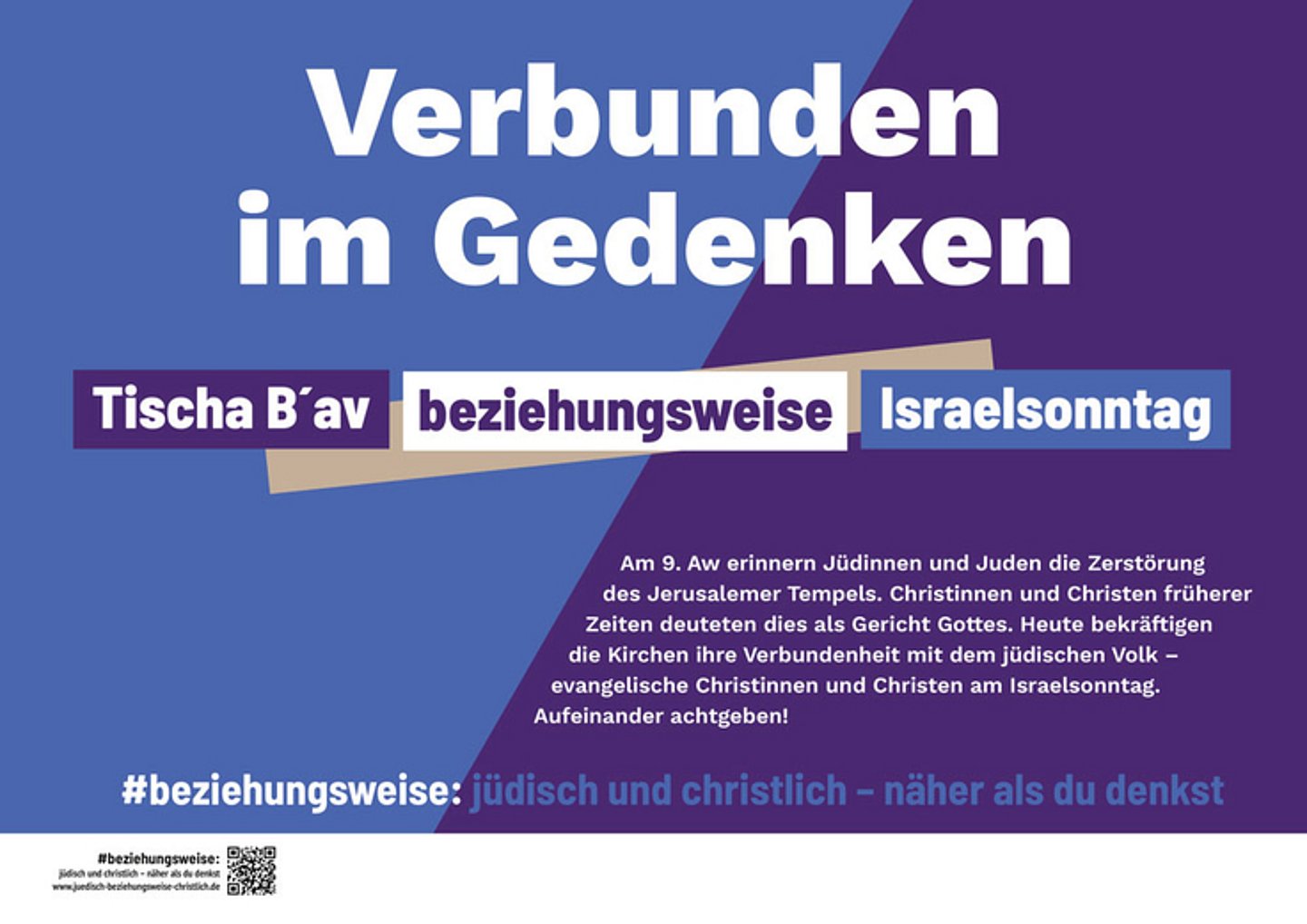 Tischa B'av bzw. Israelsonntag