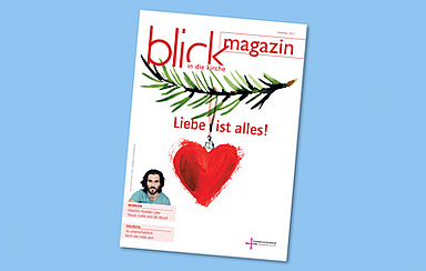 Titelseite blick in die kirche-Magazin Dezember 2025