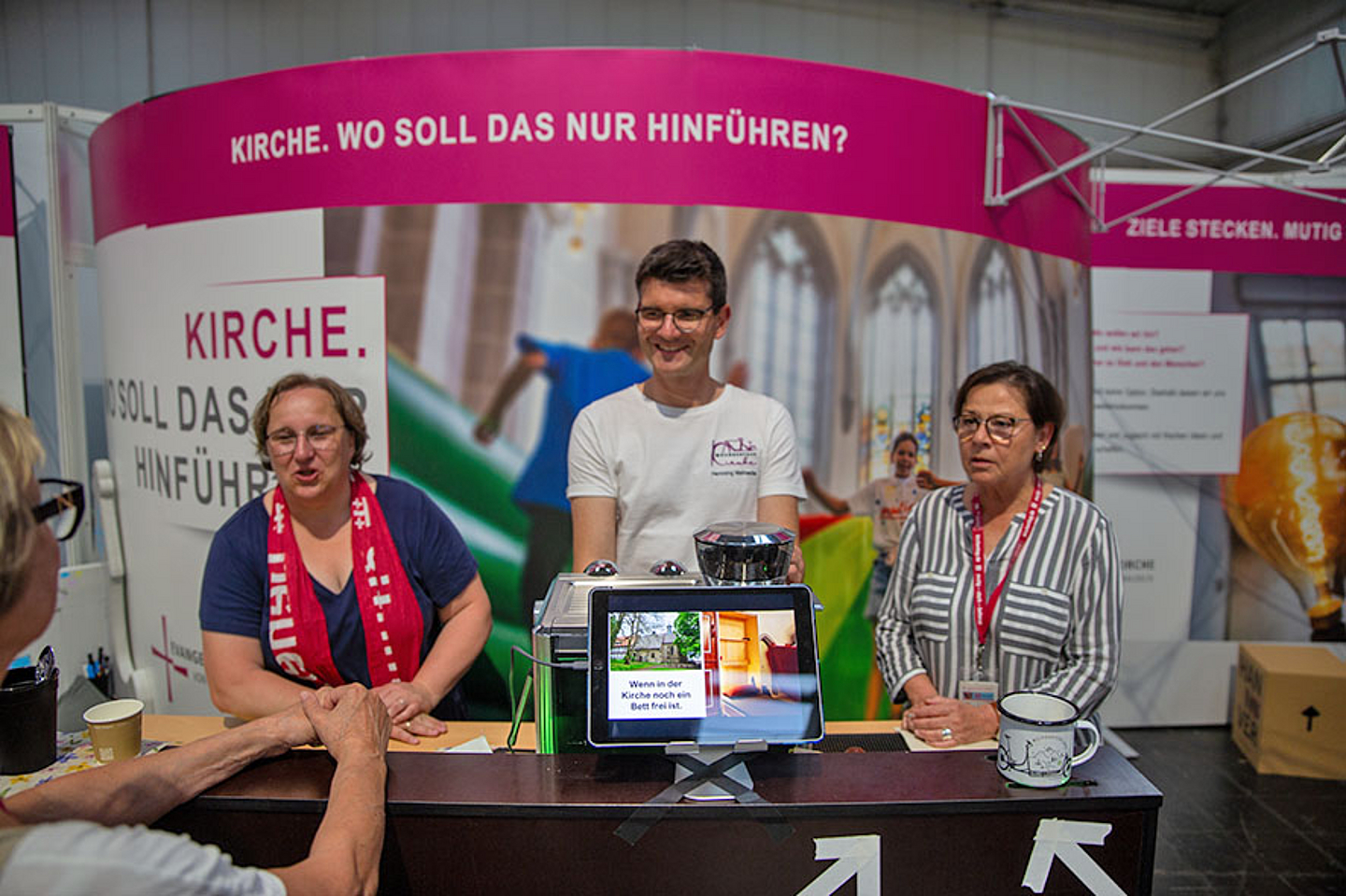 Der Stand des Landesausschusses Kurhessen-Waldeck in Halle 5