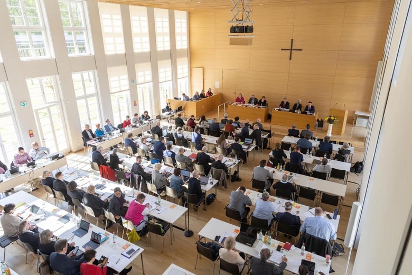 Frühjahrstagung der 14. Landessynode (27. bis 29. April 2023). Foto: medio.tv/Schauderna