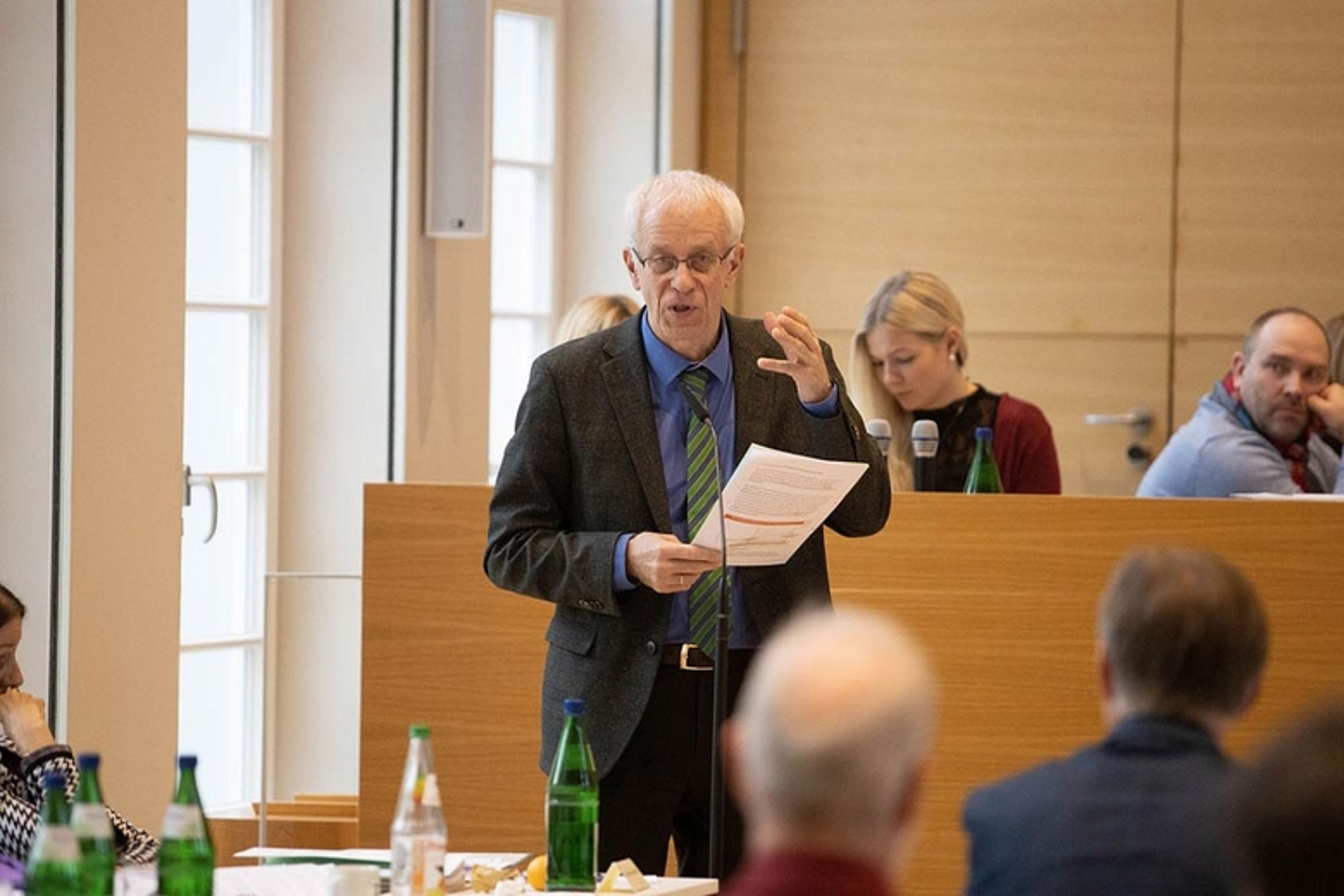 Bericht über die Finanzen - Herbsttagung der Landessynode 2019 der EKKW. Foto: medio.tv/Schauderna)