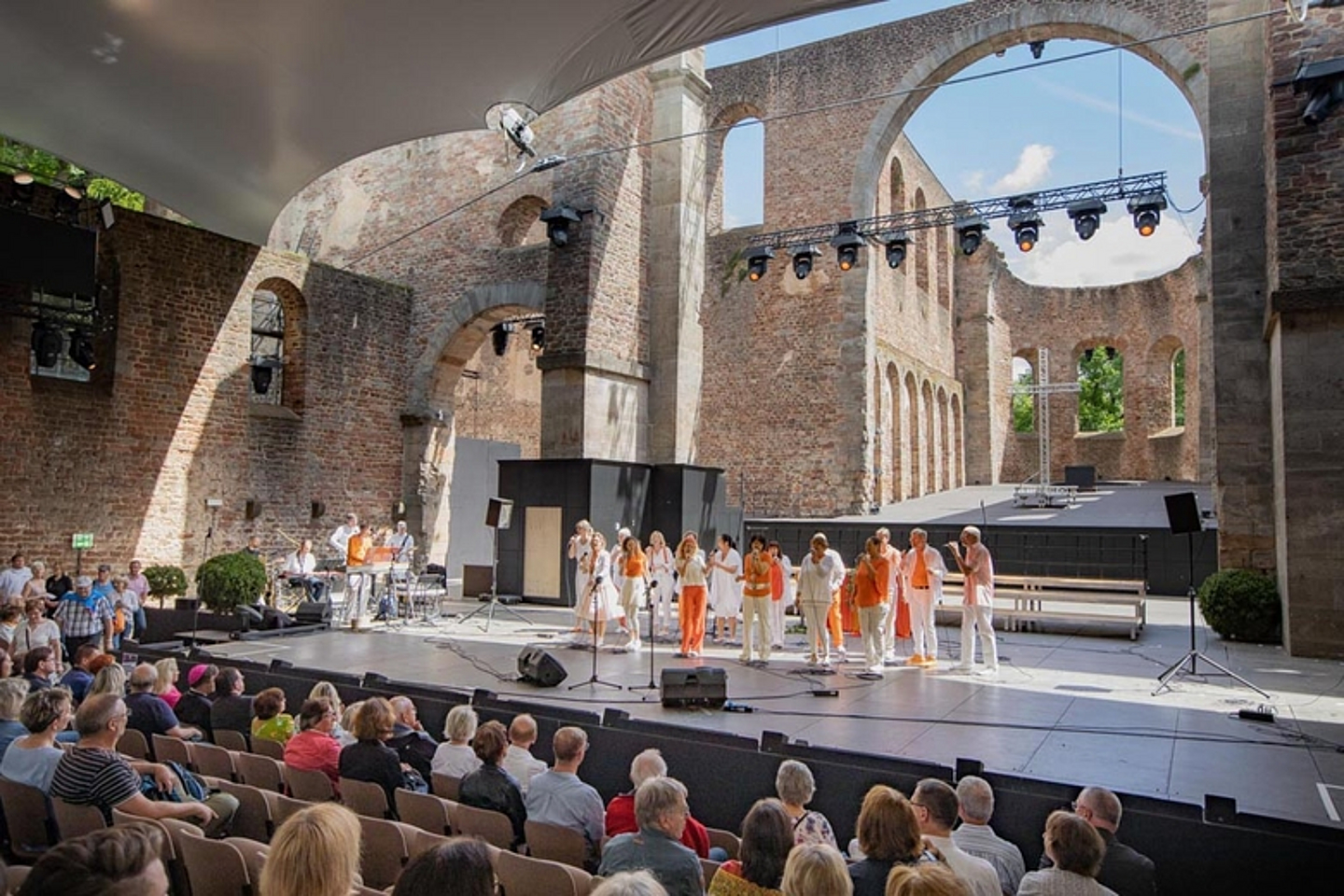 Gospelkonzert Get Up Stiftsruine Bad Hersfeld Hessentag 2019