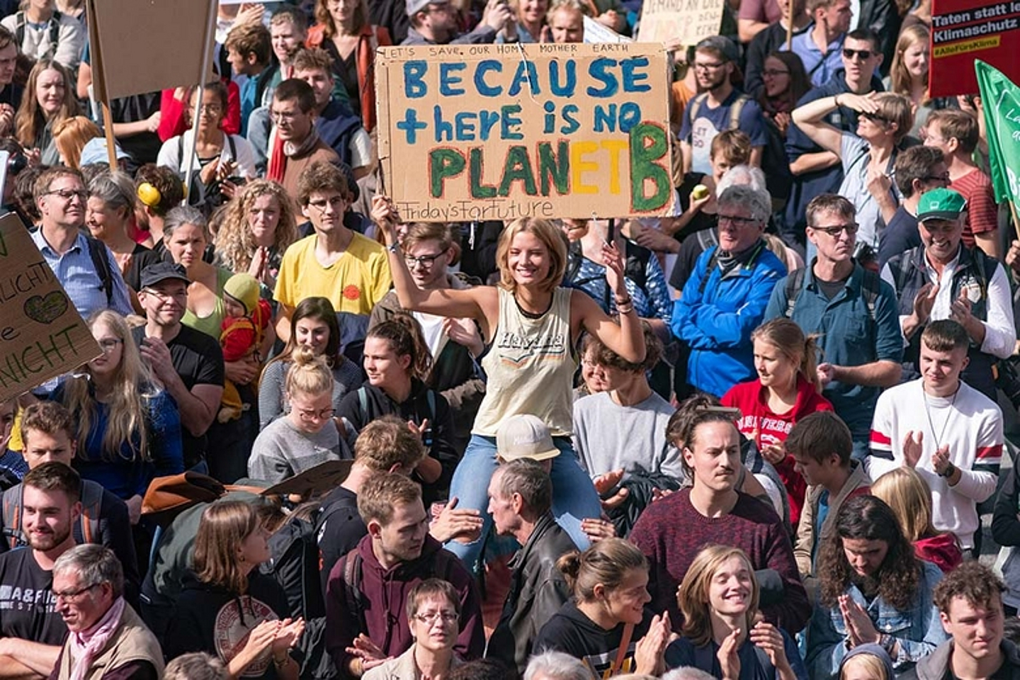 Klima-Demo am 20. September 2019 in Marburg mit rund 6.500 Teilnehmern. (Foto: medio.tv/Schauderna)