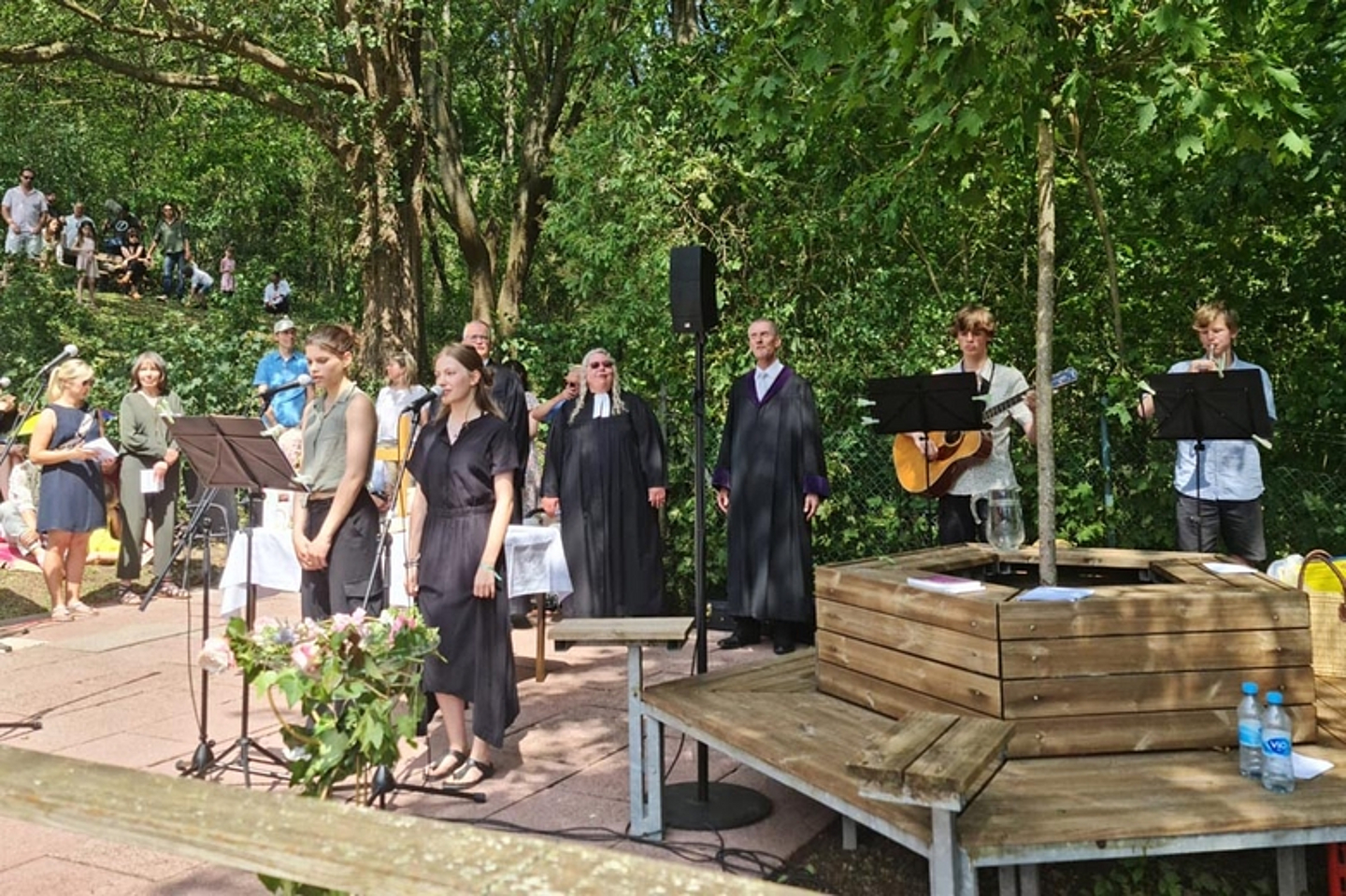 Tauffest der Evangelischen Erlöserkirche Harleshausen im Freibad Kassel-Harleshausen (Foto: Christian Schönhals)