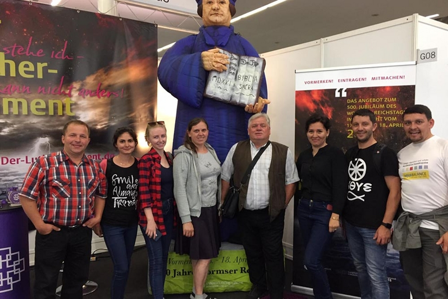 Partnerschaftsbesuch in Deutschland. Die Delegation macht u.a. Station in Hofgeismar, Spangenberg, Kassel, Marburg, am Edersee, beim Hessentag in Bad Hersfeld, beim Kirchentag in Dortmund und schließlich in Berlin. (Foto: privat)