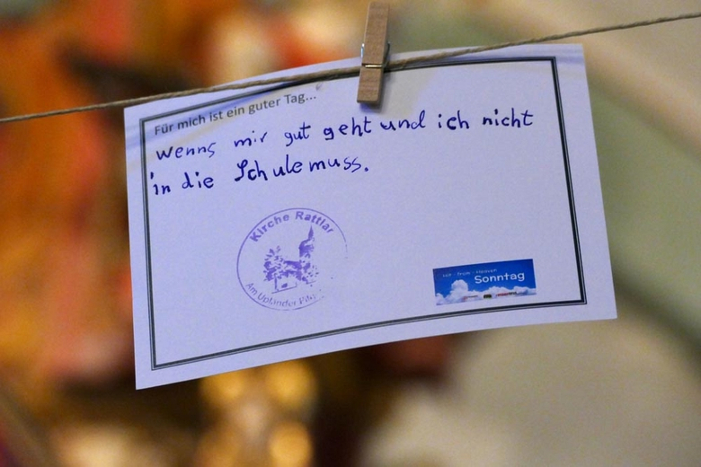Impressionen aus der Kirchengemeinde Usseln - Hit-From-Heaven-Sonntag 2020 mit dem Song «An guten Tagen» von Johannes Oerding. (Foto: medio.tv)