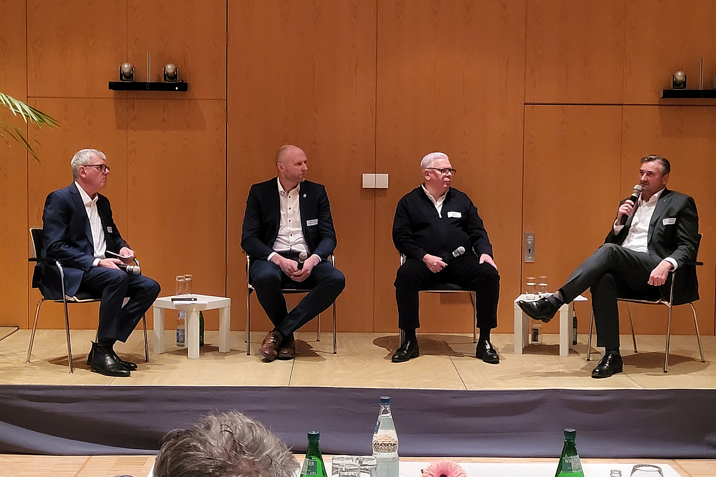 Hartmut Schneider, Stefan Schneider, Rolph Limbacher und Arnd Klein-Zirbes