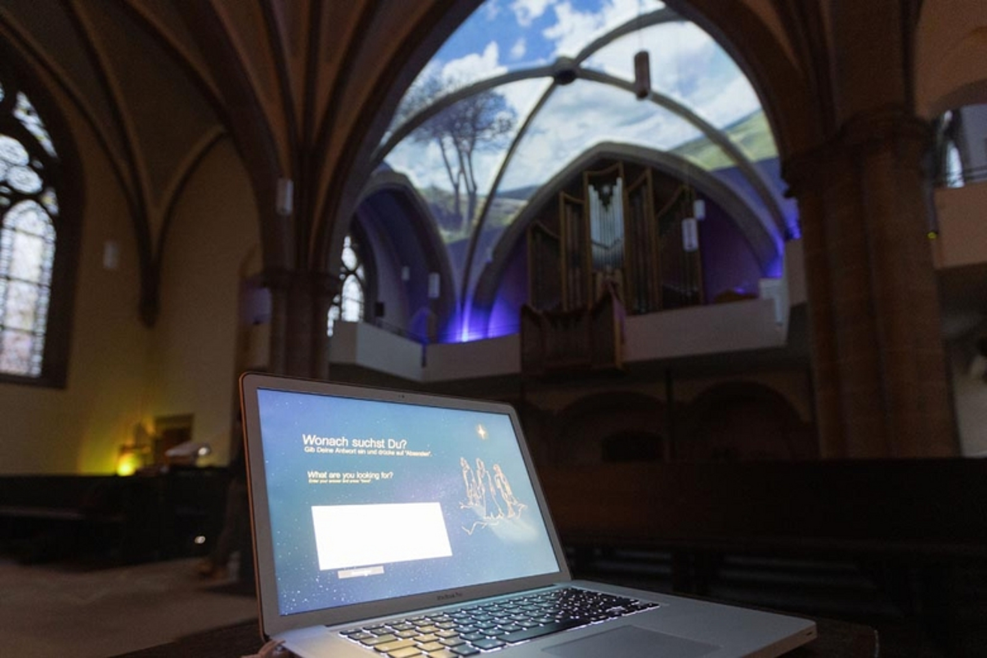 Weihnachtskirche Fulda 2023 unter dem Motto: Folge dem Stern