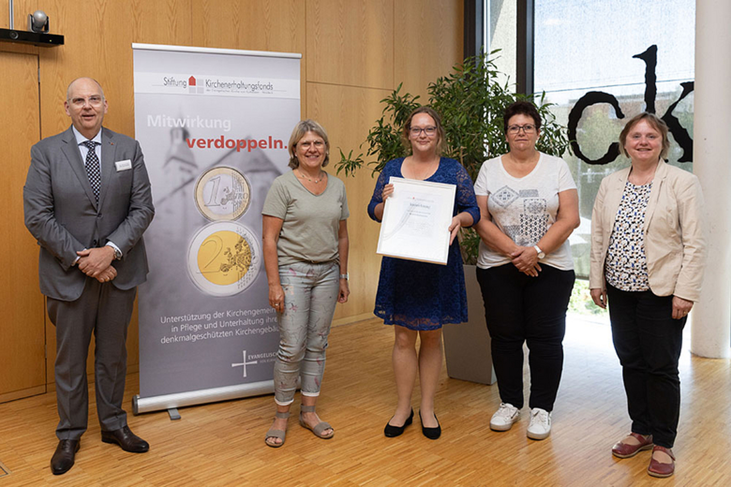 Ev. Kirchengemeinde Waßmuthshausen - Stiftung Kirchenerhaltungsfonds belohnt Einsatz für Kirchengebäude - Feierstunde am 28.6.22 in Kassel. (Foto: medio.tv/Schauderna)