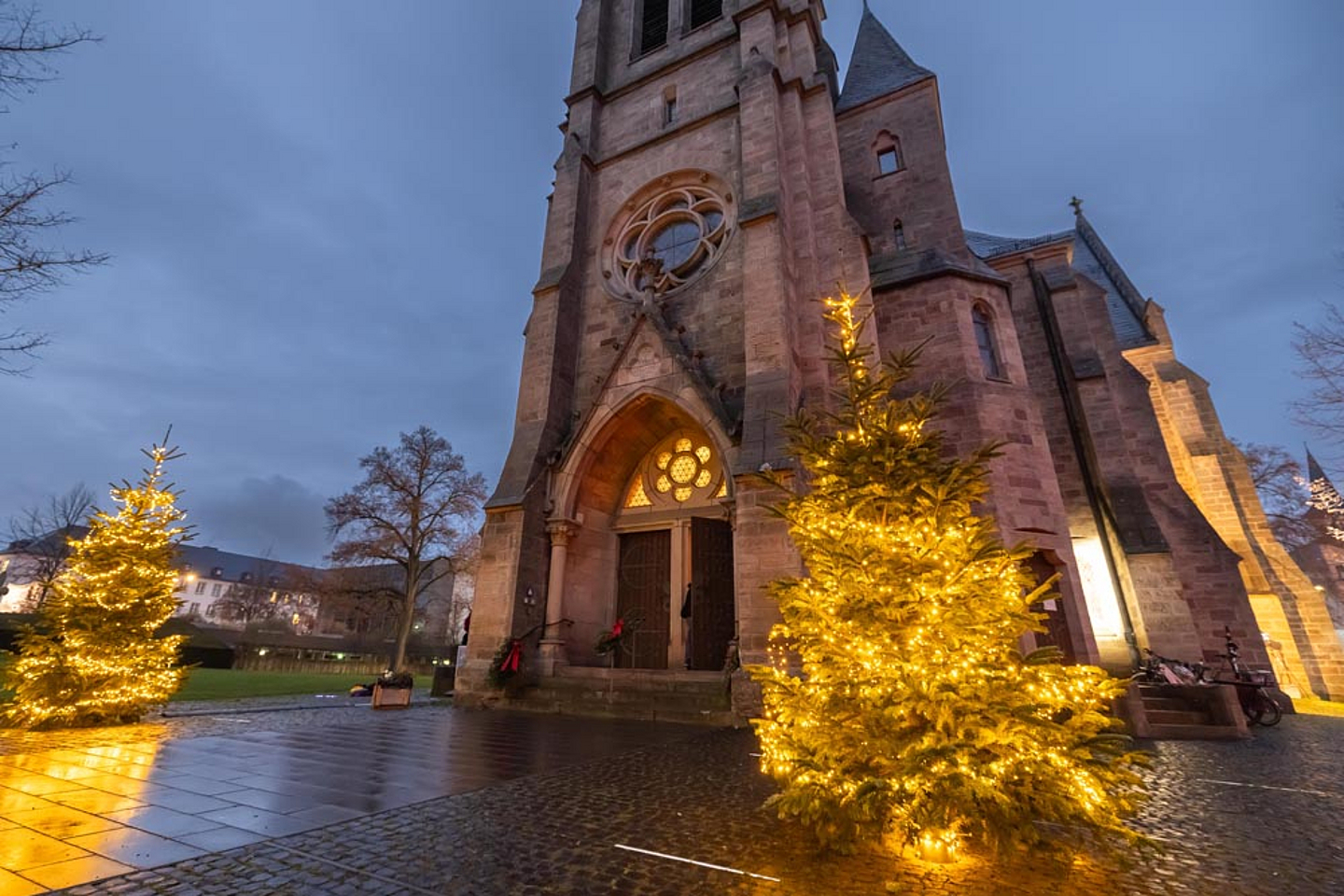 Die Christuskirche in Fulda von außen