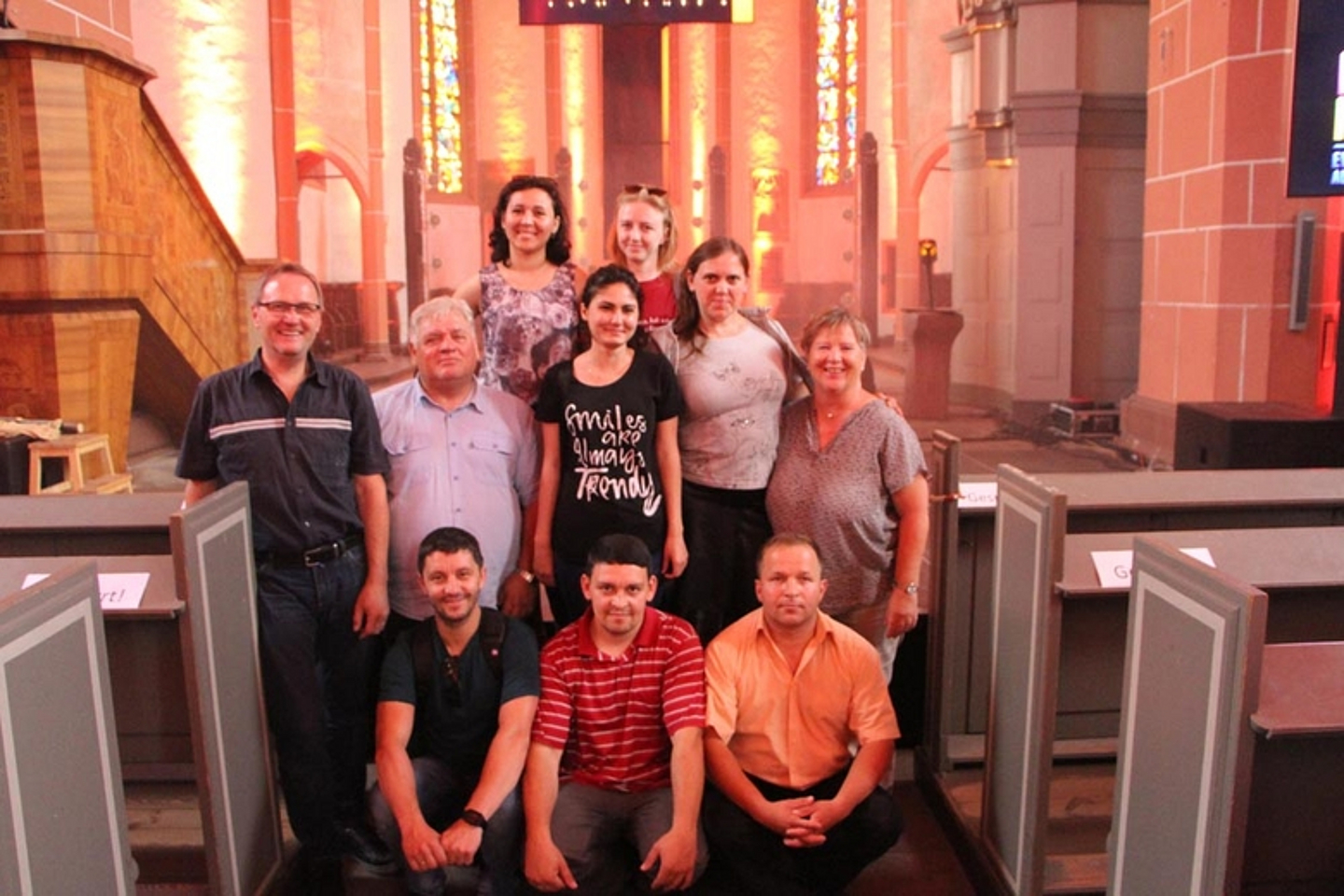 Partnerschaftsbesuch in Deutschland. Die Delegation macht u.a. Station in Hofgeismar, Spangenberg, Kassel, Marburg, am Edersee, beim Hessentag in Bad Hersfeld, beim Kirchentag in Dortmund und schließlich in Berlin. (Foto: privat)