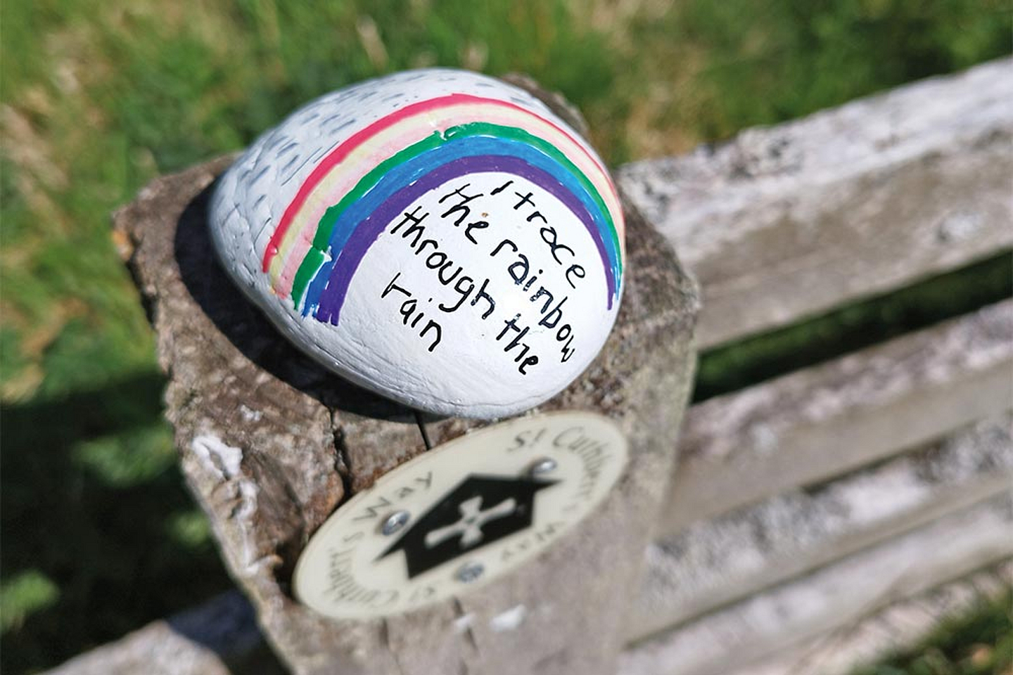 Auf dem St. Cuthbert's Way bei Jedburgh, Schottland
